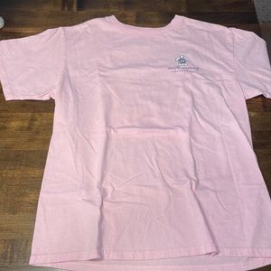 Girls L light pink simply southern tee